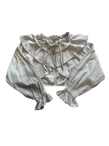 사만사 모스모스 겉옷 레이스 블라우스