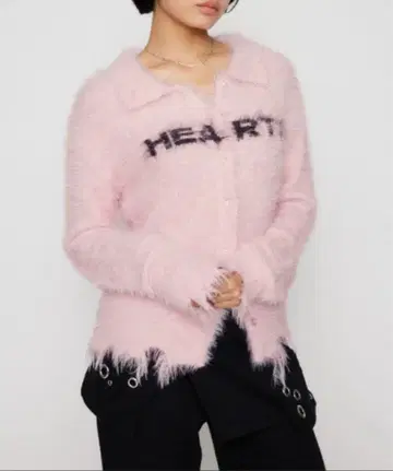 새상품급 laguagem 니트 핑크