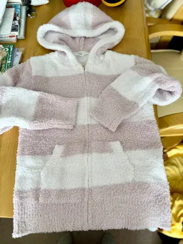 젤라또피케 룸웨어 세트 후드 부착 스트라이프