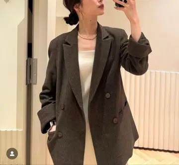 프레이 아이디 더블 버튼 울 자켓