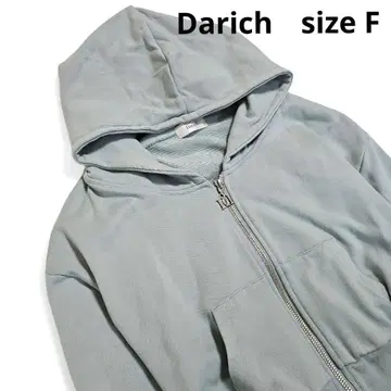 [ Darich ] 민트 그린 크롭 후드티 스웨트 다리치