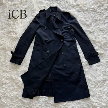 [ 새상품급 ] iCB 블랙 트렌치코트 안감 블랙 오피스