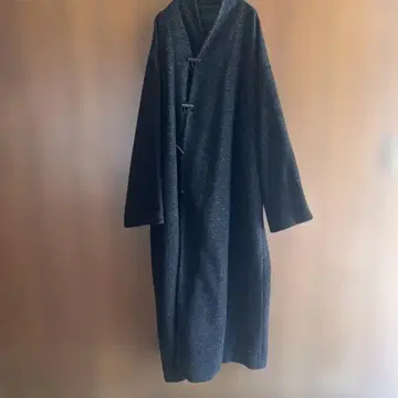 요건 레일 롱 코트 루즈핏