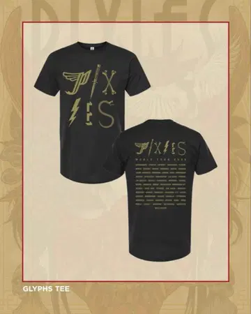 [회장 한정] Pixies WORLD TOUR 2025 T셔츠 L