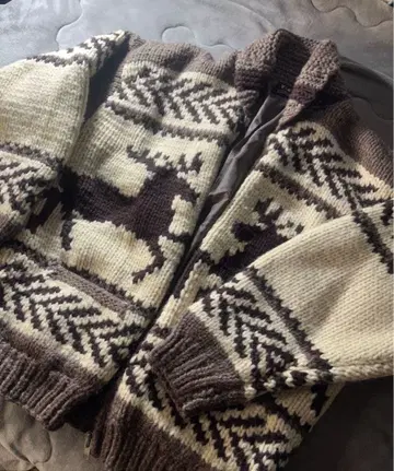 새상품급 ] VAN JACKET 니트 x 울 자켓 고급 소재