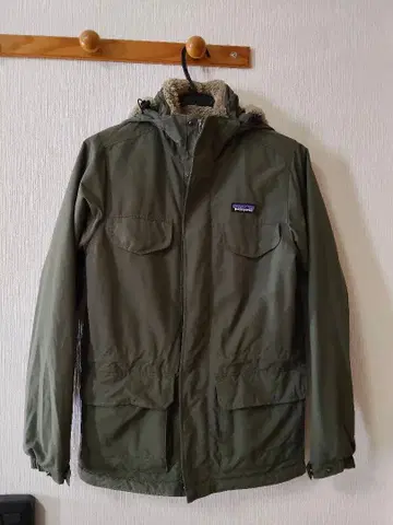 patagonia 이즈머스 후드티 XS 올리브 그린
