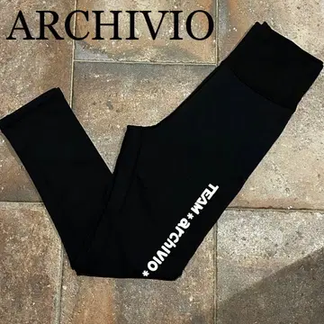 ARCHIVIO 속기모 레깅스 팬츠 블랙 골프