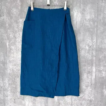 te chichi 랩 스타일 타이트 스커트 무릎 기장 포켓 부착 허리밴딩