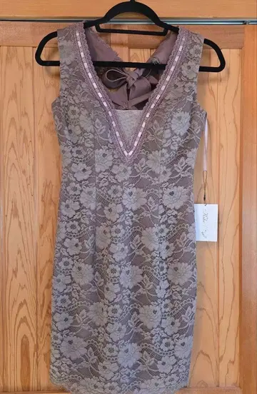 Kiho 슬리브리스 레이스 원피스