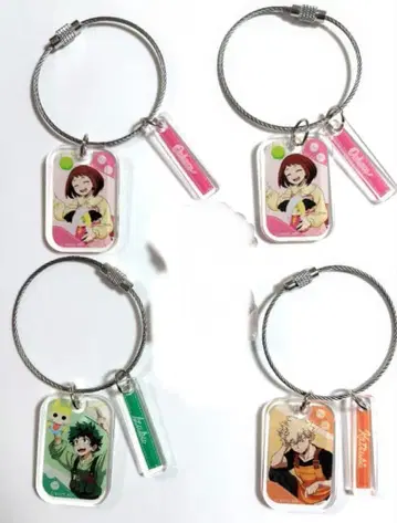 히로아카 도큐핸즈 바쿠고 카츠키 아크릴 키링 아미구루미