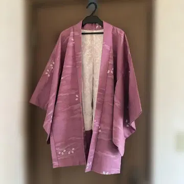[ 일본 의류 ] 겉옷 옅은 보라색 꽃무늬