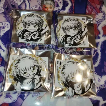 골드 컬러의 갓슈 갓슈 갓슈벨 캔뱃지 갓슈2