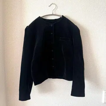 [ 구제 의류 ] 벨로아 숏 자켓 싸개 버튼 포멀 포멀