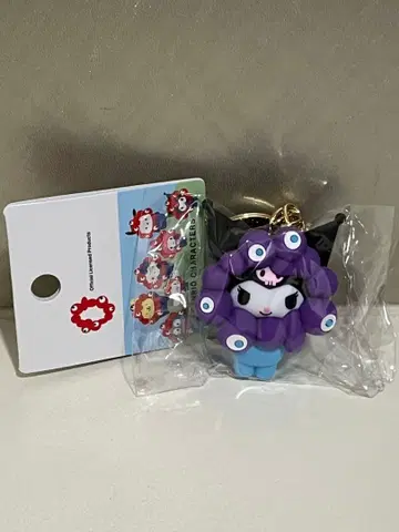 산리오 미야쿠미야쿠 파스텔 키리 입체 마스코트 쿠로미 키링