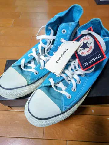 CONVERSE ALL STAR 블루 하이컷 스니커즈 택 포함 새상품