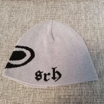 SRH 에스알에이치 그레이 로고 니트 모자