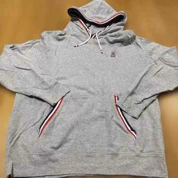 Psycho Bunny 그레이 후드 부착 후드티 XL