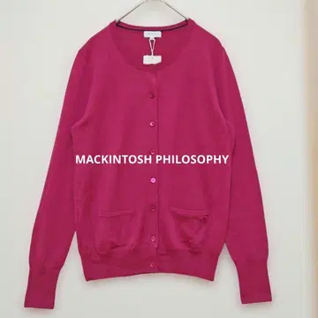 매킨토시 필로소피 울 쿨넥 가디건 미사용품