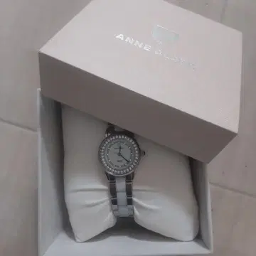 ANNE CLARK 아날로그 손목시계 실버
