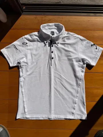 오클리 스컬 OAKLEY 피케 셔츠 버튼 다운 칼라 L 사이즈