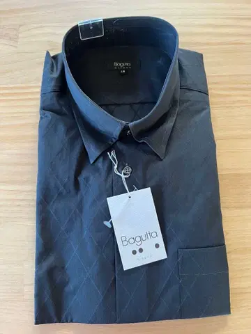 SALE!! Bagutta 다크 그레이 와이셔츠 L