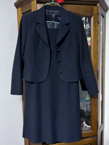 네이비 정장 세트 반팔 드레스 자켓 수험 입학식 졸업식 등