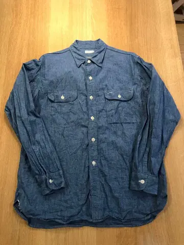 Warehouse 샴브레이 셔츠