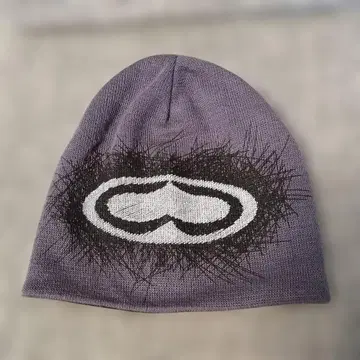 SRH 에스알에이치 그래픽 로고 니트 모자 리버서블