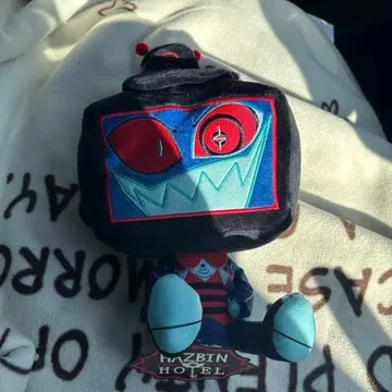 라운드원 한정판 해즈빈 호텔에 오신 것을 환영합니다 봉제 인형 복스