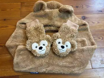 디즈니씨 머플러와 더피 장갑 세트