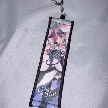 큐어 키스 랜덤 응원 타월 키링