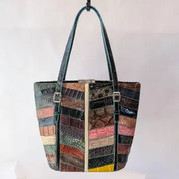 크로커다일 패치워크 토트백 (7281)