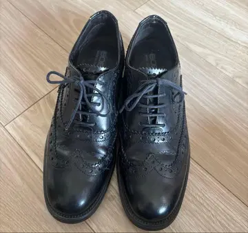 BOEMOS 보에모스 여성용 가죽 신발 윙 팁 36 레이스업