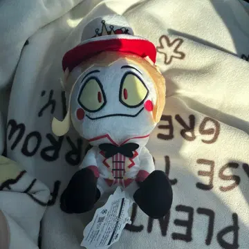 라운드원 한정판 하즈빈 호텔 앉아 봉제 인형 루시퍼