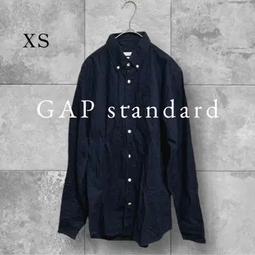 갭 셔츠 남성용 고급 오피스 비즈니스 캐주얼 네이비 XS