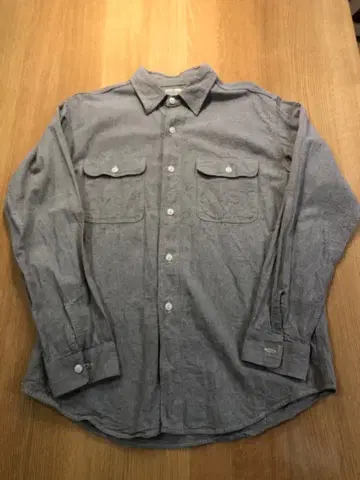 Warehouse 그레이 샴브레이 셔츠