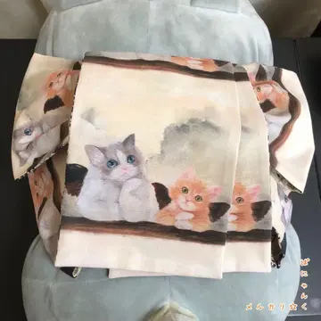 [ 천사 고양이 ] 어른용 헤코 오비 하프 위드