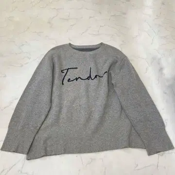 플라주 plage les Tendre 크루넥 LOGO 니트