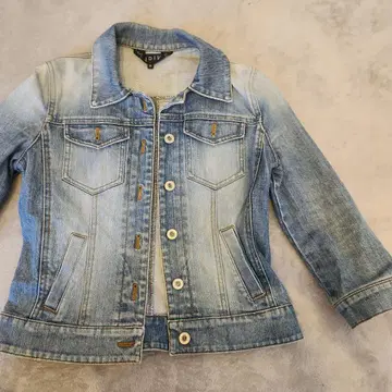 데님 자켓 7부 소매 인디비 INDIVI