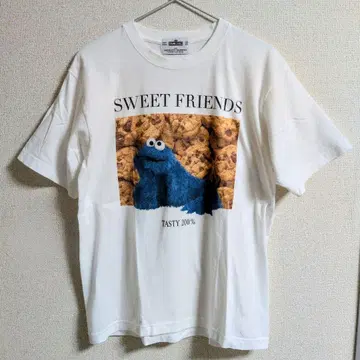 (NO) RAISIN SANDWICH 쿠키 몬스터 셔츠