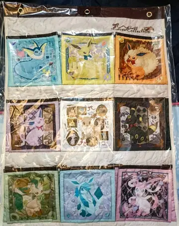 [패턴 선택식] 이브이 컬렉션 월 포켓 + 타월 3종 + 코스터 3종