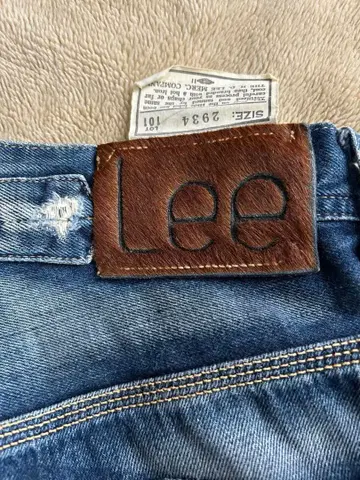 복각 Lee 101B 카우보이 헤어온하이드 16101 구제 의류