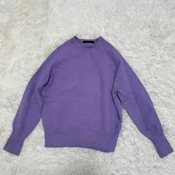 CYNICAL 시니컬 긴팔 니트 스웨터 상의 퍼플