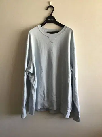 유니클로 3XL 사이즈 맨투맨 스카이블루 마카롱 컬러