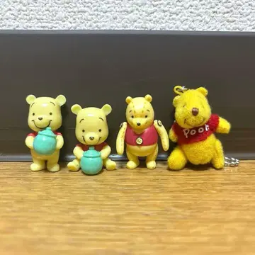 곰돌이 푸 푸우 봉제 인형 키링 피규어 빈티지