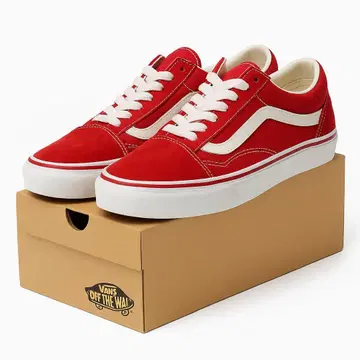 Vans 레드 스니커즈