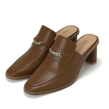 [ 새상품급 ] SNIDEL 힐 로퍼 블랙