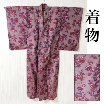 기모노 9 보라색 꽃무늬 올 패턴 멋진 귀여운