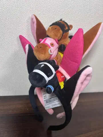 서러브레드 컬렉션 마스코트 부착 머리띠 3종 세트