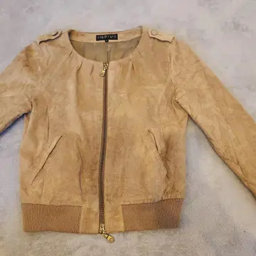 가죽 자켓 노카라